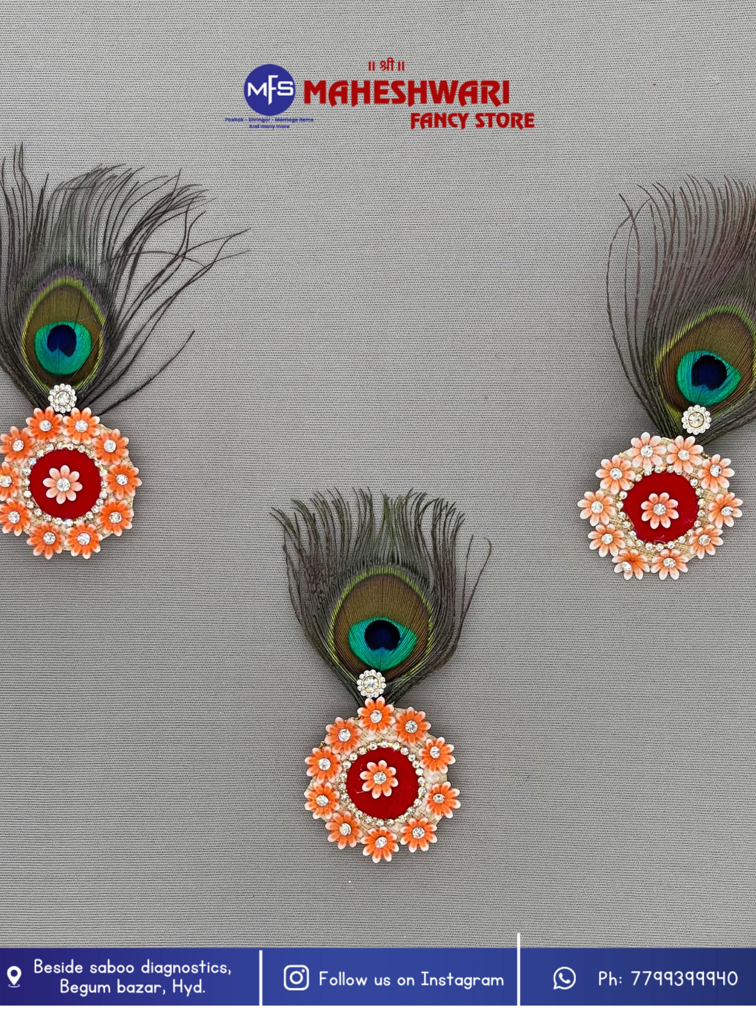 Morpankh Swagat Brooch